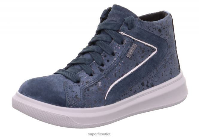 NZ Superfit Toddlers COSMO - Sneakers high with Zip Blue RB2B6863 High Sneakers